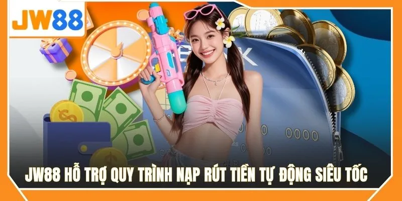 JW88 hỗ trợ quy trình nạp rút tiền tự động siêu tốc