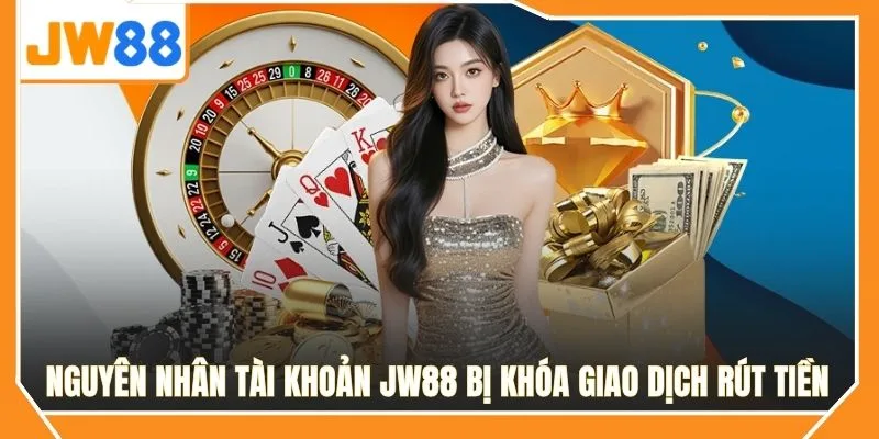 Nguyên nhân tài khoản JW88 bị khóa giao dịch rút tiền