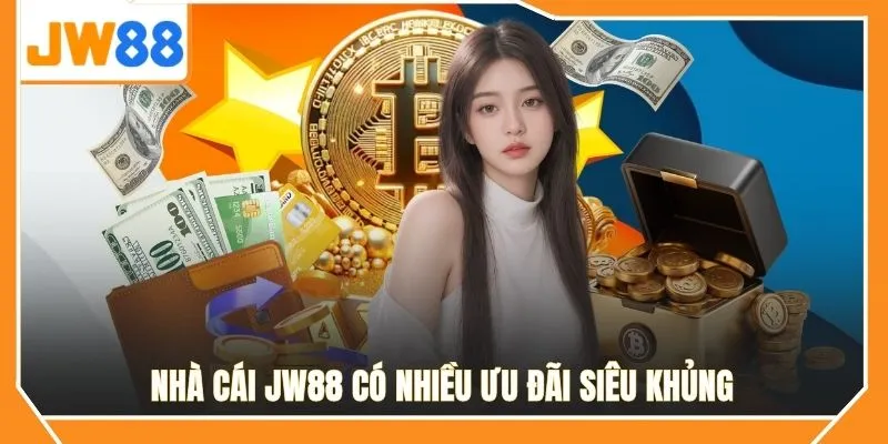 Nhà cái JW88 có nhiều ưu đãi siêu khủng